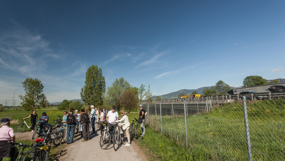 Lustenauer Ried mit dem Fahrrad erkundet Marktgemeinde